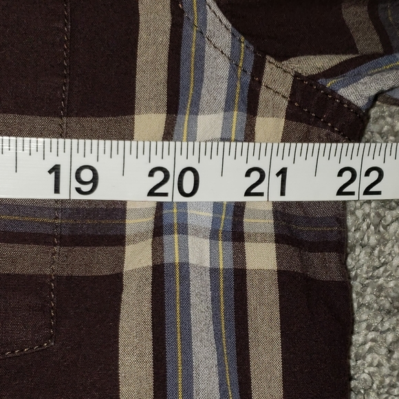 CARHARTT Mens Plaid Short Sleeve Button Down Shirt - Picture 4 of 6